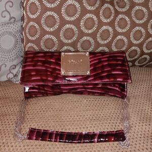 Ripani Italy Vintage Patent Leather Chain Crossbody Bag